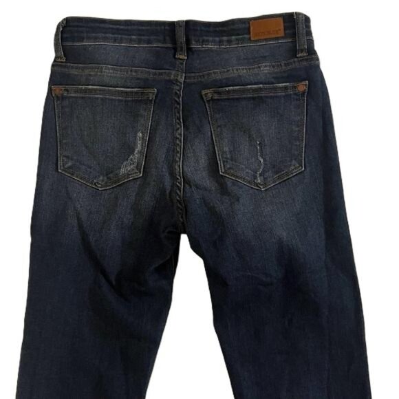 Judy Blue Women's Relaxed Fit Mid-Rise Skinny Stretch Denim Jeans Sz 5/27 - Picture 4 of 7